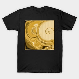 Amber Gold - Curls Design T-Shirt